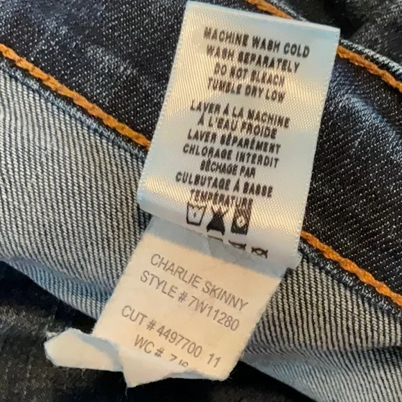 Lucky Brand Jeans CHARLIE SKINNY 8/29 R - Picture 5 of 9